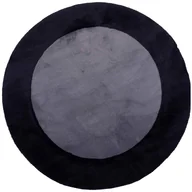 Dywany - Dywan Maximo Rabbit Premium, koło, 160 cm, ramka, antracytowo-czarny - miniaturka - grafika 1