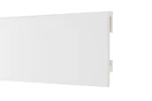 Listwy przypodłogowe - Listwa Przypodłogowa Polimerowa Wodoodporna Durofit 2400X80X15 Pf080 Biała Premium Floor - miniaturka - grafika 1