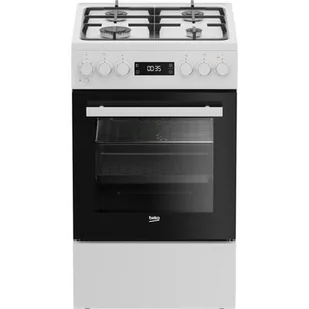 Kuchenka gazowo-elektryczna Beko FSM51339DWDS - Kuchenki gazowo-elektryczne - miniaturka - grafika 1
