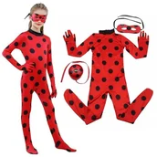 Dodatki do strojów karnawałowych - Strój Przebranie Biedronka Maska Jojo 98-104 - miniaturka - grafika 1