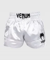Kimona, stroje i obuwie - Venum Spodenki Muay Thai Classic White/Black XL - miniaturka - grafika 1