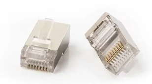 LANBERG Wtyk sieciowy RJ45 8P8C kat.5E FTP 100szt do linki i do drutu + EKSPRESOWA 24H PLS-5000 - Wtyczki i adaptery - miniaturka - grafika 3