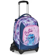 Plecaki szkolne i tornistry - Seven DISNEY LILO & STITCH 2CUTE, różowy niebieski, 3 w 1, potrójne zastosowanie, plecak z odpinanym wózkiem, kieszeń na butelkę - plecak szkolny dla dziewcząt, Wielokolorowy, Taglia unica, Plecaki - miniaturka - grafika 1