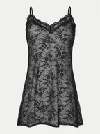 Bielizna nocna - Dorina Halka FXDS0010LA176 Czarny Regular Fit - miniaturka - grafika 1