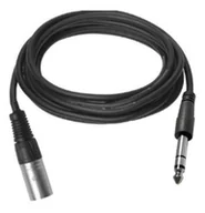 Kable komputerowe i do monitorów - Vivolink PROAUDXLRJACKS0.5 kabel audio 0,5 m XLR 6.35mm Czarny - miniaturka - grafika 1
