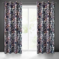 Zasłony - Zasłona Velvet Nikol 140 x 250 Przelotka Grafitowy - miniaturka - grafika 1