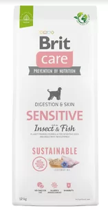 BRIT CARE Sustainable Senior Sensitive Insect & Fish 12kg - Sucha karma dla psów - miniaturka - grafika 1