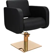 Fotele fryzjerskie - Fotel Fryzjerski Alaya Globe Rodzaj podstawy: Pięcioramienna Stopki Czarne - miniaturka - grafika 1