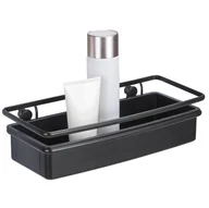 Półki łazienkowe - Czarna półka łazienkowa Wenko Molinella, 30x9 cm - miniaturka - grafika 1
