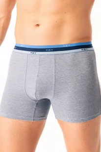 KEY BOKSERKI MĘSKIE MXH 277 B25 XXL SZARY - Majtki męskie - miniaturka - grafika 1