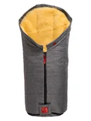 Akcesoria do wózków - Kaiser Naturfellprodukte Śpiworek wełniany "Iglu" w kolorze antracytowym - 93 x 45 cm - miniaturka - grafika 1