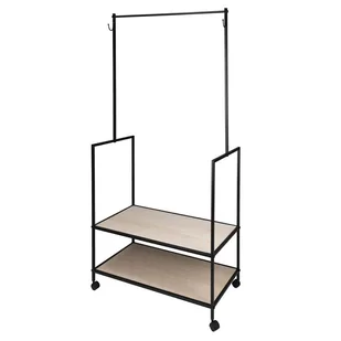 Koopman Ambiance Wieszak na ubrania z 2 haczykami, metal - Wieszaki i stojaki - miniaturka - grafika 4