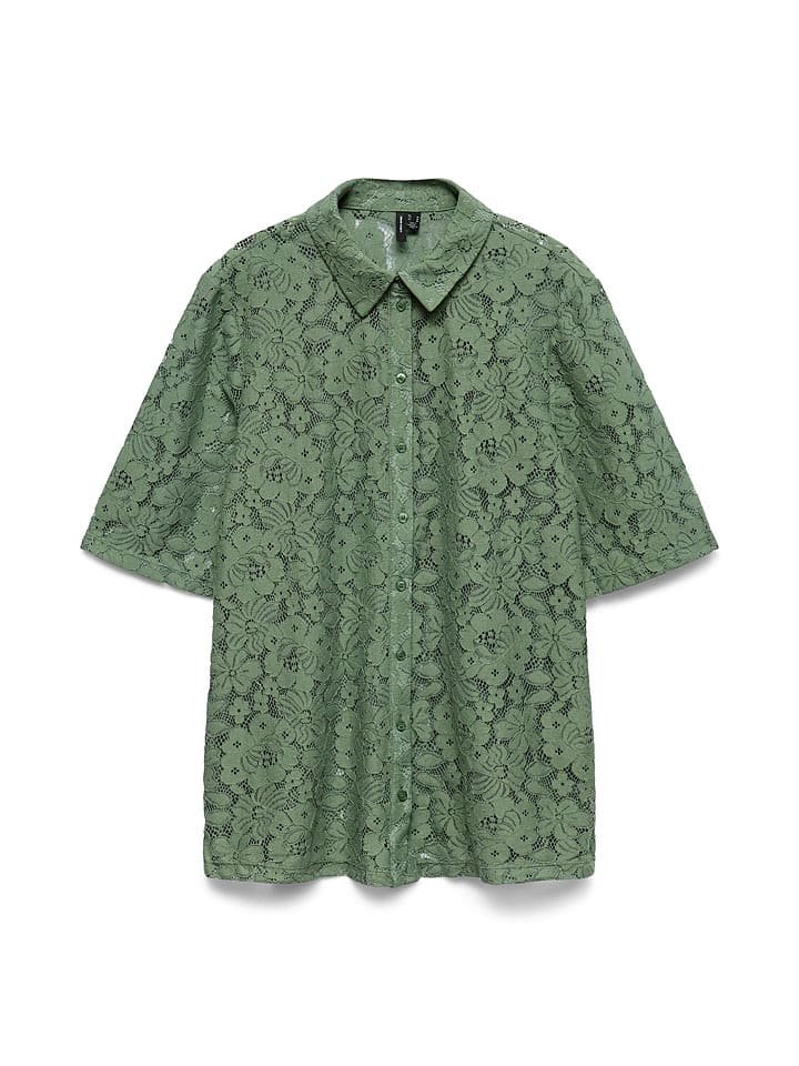 Vero Moda Bluzka w kolorze zielonym