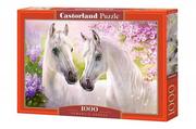 Puzzle - Castorland Puzzle 1000 elementów. Romantic Horses - miniaturka - grafika 1