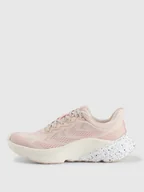 Buty sportowe damskie - 4F Buty do biegania Freemove Elevated Mesh damskie - beżowe 36 - miniaturka - grafika 1