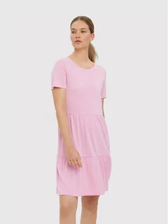 Sukienki - Vero Moda Sukienka codzienna Filli Calia 10248703 Różowy Relaxed Fit - grafika 1