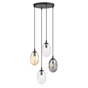 Astral lampa wisząca 4-punktowa czarna/multikolor 1268/4PREM - Lampy sufitowe - miniaturka - grafika 1