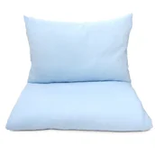Pościel dla dzieci - Pościel 120x90 cm muślinowa Premium - Baby blue - miniaturka - grafika 1