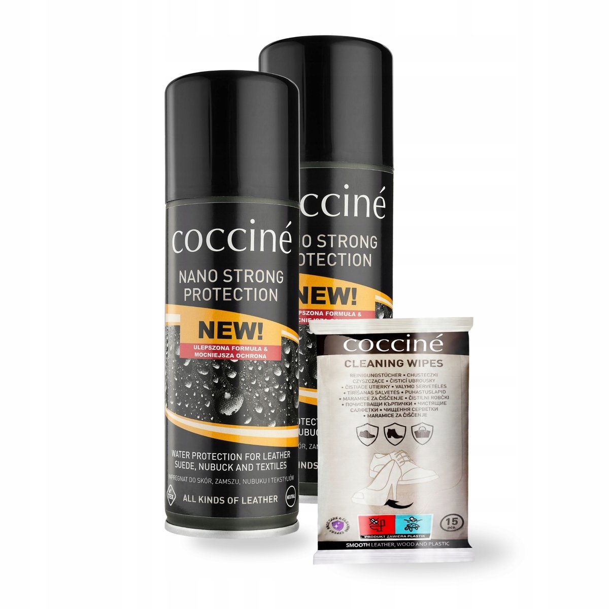 Zestaw Coccine 3w1 Protektor do Nano Strong x2 z Chusteczkami do Skóry