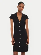 Sukienki - Morgan Sukienka dzianinowa 242-RMSIX Czarny Slim Fit - miniaturka - grafika 1