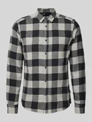 Koszule męskie - Koszula casualowa o kroju slim fit ze wzorem w kratkę - miniaturka - grafika 1