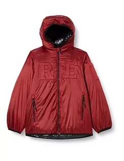 Kurtki i płaszcze dla chłopców - Replay Chłopięce SB8033 Anorak, 158 Dark RED, 8A - grafika 1