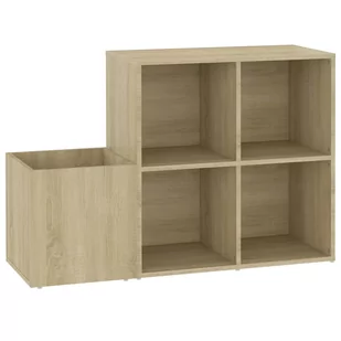 vidaXL Szafka na buty, kolor dąb sonoma, 105x35,5x70 cm, płyta wiórowa - Szafki na buty - miniaturka - grafika 1