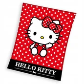 Koce - Koc Coral Hello Kitty 150X200 Cm - miniaturka - grafika 1