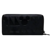 Portfele - Desigual Women's Accessories PU Others Bi-Fold Wallet, czarny, czarny, 24.5 - miniaturka - grafika 1