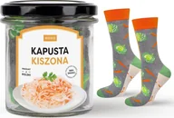Skarpety termoaktywne - Soxo Skarpetki męskie SOXO kapusta kiszona w słoiku 4045 - miniaturka - grafika 1