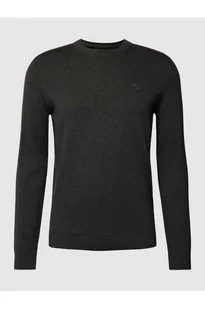 Sweter z dzianiny z okrągłym dekoltem - Tom Tailor - Swetry męskie - miniaturka - grafika 1