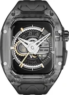 Akcesoria do smartwatchy - Apple WiWU - Pasek do smartwatcha Wi-WB014 2w1 Armor Watch Band 49mm - czarny - miniaturka - grafika 1