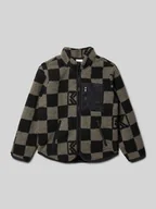 Kurtki i płaszcze dla chłopców - Kurtka z polaru ze stójką i wpuszczanymi rękawami - miniaturka - grafika 1