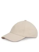 Czapki damskie - Calvin Klein Czapka z daszkiem Embroidered Monogram Cap LV04K5024G Beżowy - miniaturka - grafika 1