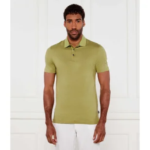 BOSS BLACK Polo H-Pitton 145 Slim Fit mercerised - Koszule męskie - miniaturka - grafika 1