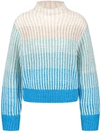 Swetry damskie - Taifun Damski sweter 272033-15407, niebieski (Electric Blue), 46 (DE) - miniaturka - grafika 1