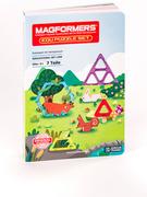 Klocki - MAGFORMERS 7-częściowy zestaw magnetyczny "Edu Puzzle" - 3+ - miniaturka - grafika 1