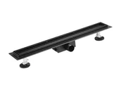 Odpływy liniowe - Balneo Odpływ liniowy DUPLEX BLACK 900mm NEXT - Virgin/Tile - miniaturka - grafika 1