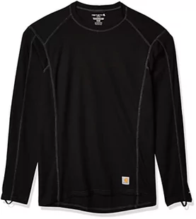 Carhartt Męska Base Force Midweight Classic Crew Layer Top, Czarny, XXL Długi - Koszulki męskie - miniaturka - grafika 1