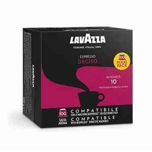 Lavazza Espresso Deciso kapsułki do Nespresso - 100 kapsułek - Kawa w kapsułkach i saszetkach - miniaturka - grafika 1
