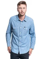 Koszule męskie - Koszula Męska Lee Worker Shirt Summer Blue L68Hnsnj-M - miniaturka - grafika 1