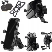 Uchwyty samochodowe do telefonów - UCHWYT NA TELEFON USB 2.1A MOTOCYKLOWY POD LUSTERKO FREEDCONN MC7C - miniaturka - grafika 1