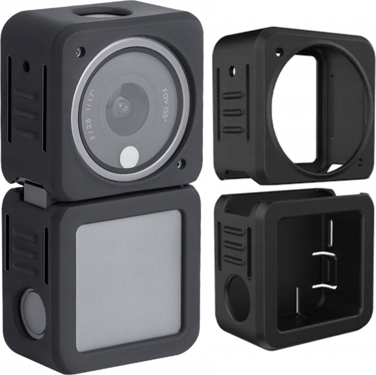 Torba SunnyLife ETUI OCHRONNE CASE DO KAMER DJI ACTION 2 - CZARNE POWER VERSION