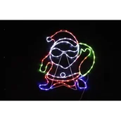 Ozdoby bożonarodzeniowe - Mikołaj 112 LED multikolor 56 cm - miniaturka - grafika 1