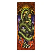 Maty do jogi - Mata podróżna do jogi | Zamsz | Wąż - miniaturka - grafika 1