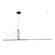 Lampy sufitowe - Ozdobna lampa wisząca z dekoracyjnym okręgiem K-8189 z serii MONA - miniaturka - grafika 1