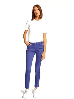 Spodnie damskie - Morgan Damskie spodnie obcisłe z niskim stanem Petra Violet T42, Irys, 40 - grafika 1