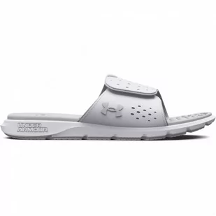 Damskie klapki Under Armour UA W Ignite Pro SL - białe - UNDER ARMOUR - Klapki i japonki damskie - miniaturka - grafika 1
