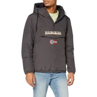 Kurtki męskie - Kurtka męska Napapijri Shade zimowa anorak z kapturem szary-XL - miniaturka - grafika 1