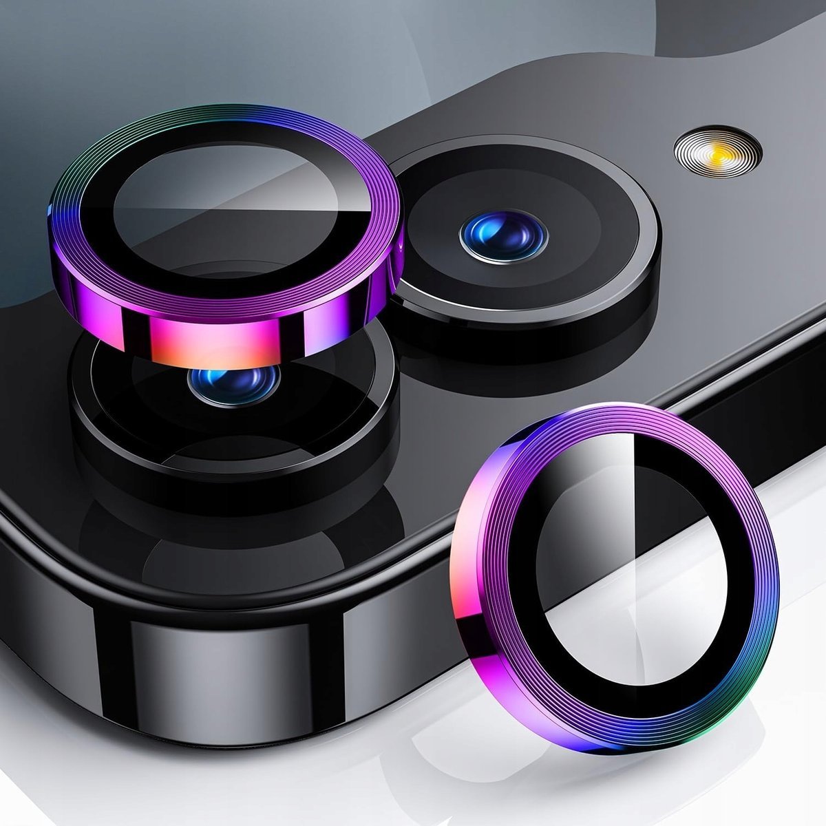 Osłona Aparatu Nakładka Na Obiektyw Samsung Galaxy Z Flip 6 Szkło Ring 9H